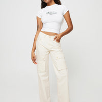 Befort Cargo Pants Beige