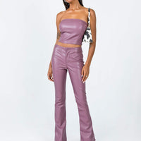 Motel Zalor Trouser PU Purple
