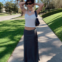 The Charmaine Maxi Skirt Slate