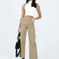 Arlington Straight Leg Denim Jeans Stone