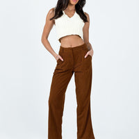 Arizona Cord Pants Brown
