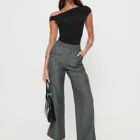 Katow Cargo Pants Grey Stripe