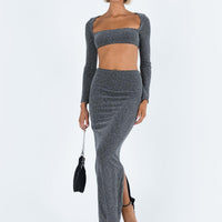 Reina Set Black Glitter