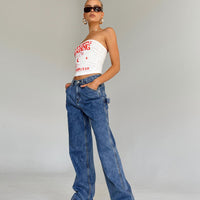 Downtown Slouched Jeans Denim