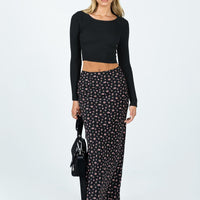 Sariah Maxi Skirt Black