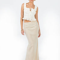 Jodie Maxi Skirt Oatmeal