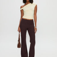 Sportia Flare Pants Brown