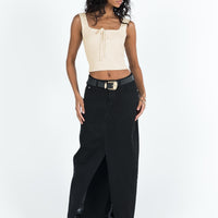 Batkins Maxi Skirt Black