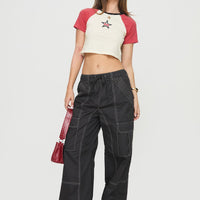 Soria Cargo Pants Black