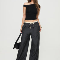 Seraphic Pants Charcoal Stripe