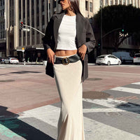 Jodie Maxi Skirt Oatmeal