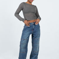 Tein Low Waist Jeans Dark Denim