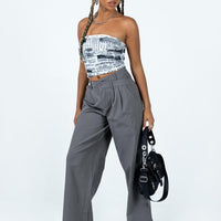 Mertyl Asymmetric Pants Slate