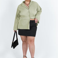 Adam Mini Skirt Black Curve