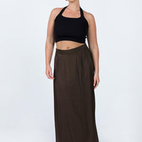 Baldwin Maxi Skirt Brown