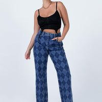 The Ragged Priest Detention Mid/Light Blue Jeans Denim