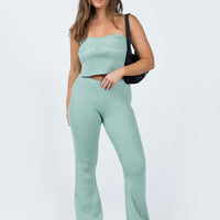 Hutchies Knit Pant Green