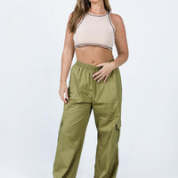 Lista Elastic Pocket Pants Green