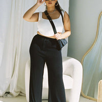 Majid Pants Black Curve