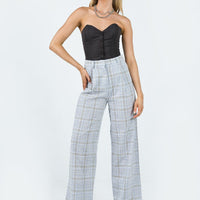 Sebastian Pant Blue Plaid