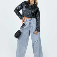 Murdock Wide Leg Jeans Denim