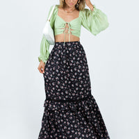 Fowler Maxi Skirt Black