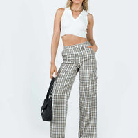 Mckay Check Cargo Pants Multi