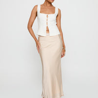 The Charmaine Maxi Skirt Cream