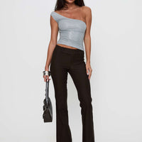 Kinkirk Flared Pants Chocolate Tall