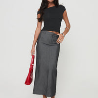 Cubeb Maxi Skirt Grey