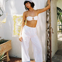 Sun Time Pants White / Blue