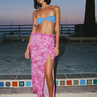 Parli Petal Maxi Skirt Pink