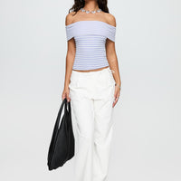 Leyah Tie Side Pants White