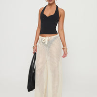 Darcie Knit Pants Beige