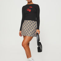 Fike Mini Skirt Blue