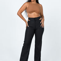 Alexia Wide Leg Pants Black