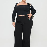 Lulu Pants Black Curve