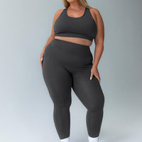 Achieve Activewear Leggings Grey Curve