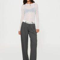 Tennent Low Waist Pants Slate