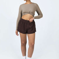 Beach House Shorts Cord Brown