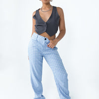 Titius Pants Blue Check