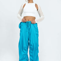 Motel Chute Trousers Blue