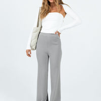 Allen Ribbed Pants Grey