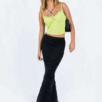 Oscar Maxi Skirt Black