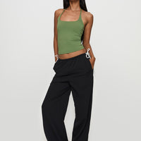 Sweet As Sugar Bow Pants Black / White