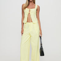 Such A Charmer Tie Up Set Yellow