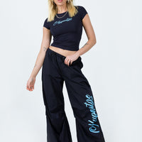 Hypnotize Parachute Pants Navy