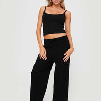 Talanie Knit Pants Black