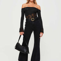 Cabarita Lounge Denim Jeans Washed Black