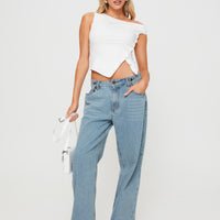 She's All That Jeans Washed Blue